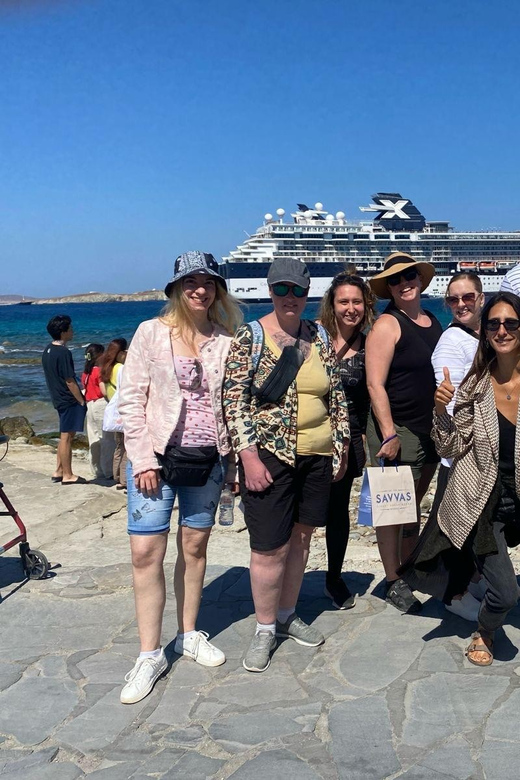 4Hour Mykonos Adventure Walk Town & Minivan Countryside Tour - Riding out to Kalafati Beach