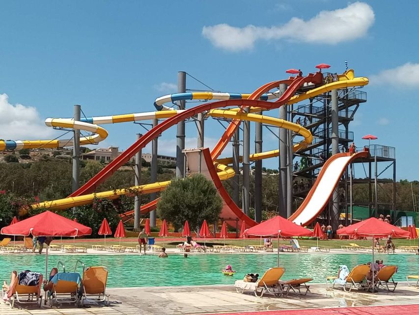 Acqua Plus Water Park Admission with Optional Transfer - A garden setting, not just concrete and pools