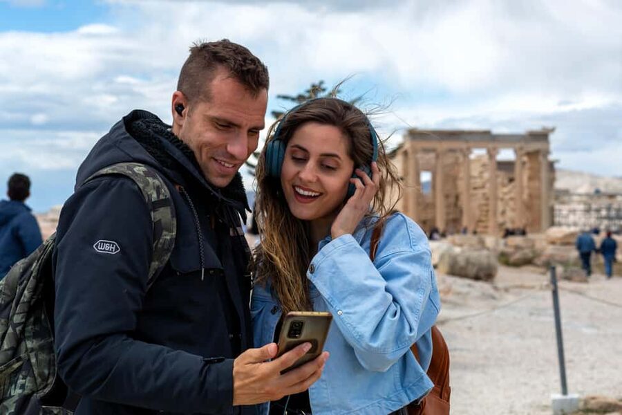 Acropolis: 3D representations & audiovisual self-guided tour - Booking, cancellation, and using the app