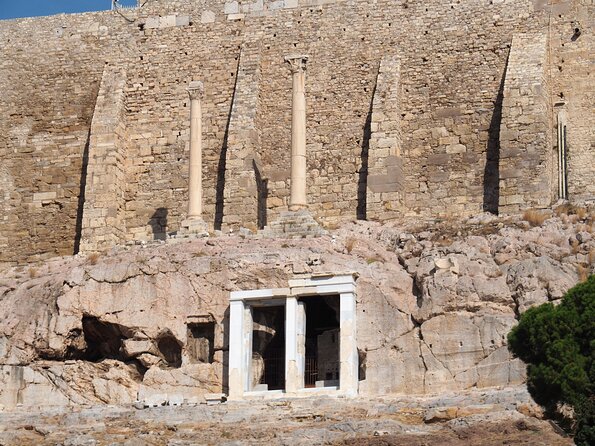 Acropolis & Parthenon Entrance Ticket w/optional SG Audio Tours - Ancient theater below the hill