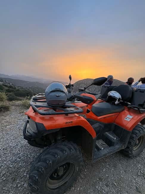Agia Pelagia: Sunset or Morning Quad Tour & Ghost Town Visit - A 25-minute pause in Fodele