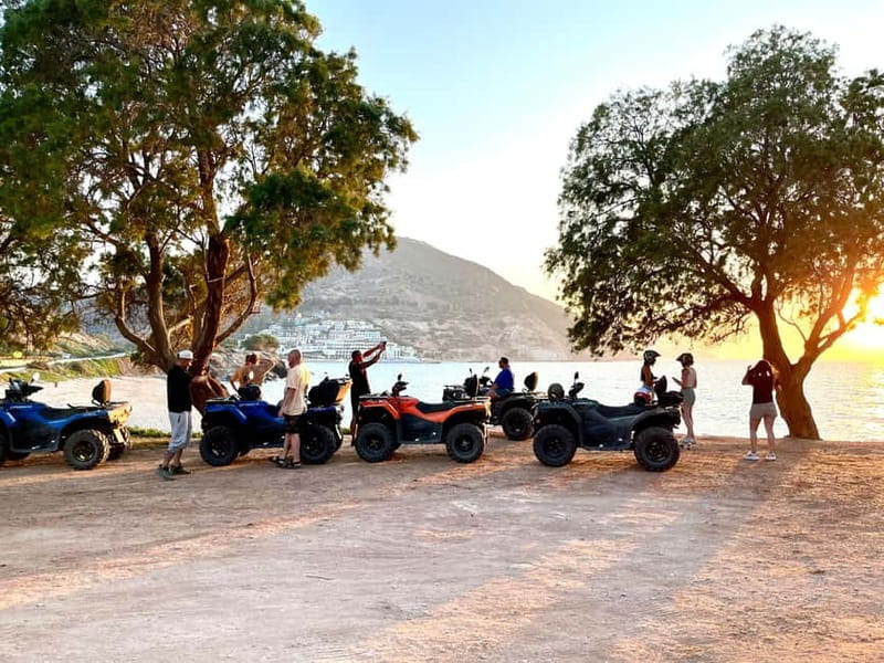 Agia Pelagia: Sunset or Morning Quad Tour & Ghost Town Visit - Following the old donkey road down toward Fodele