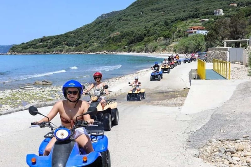 Agios Gordios: Corfu ATV Quad Tour with Lunch at Pink Palace - Sea cliffs, olive hills, and photo stops