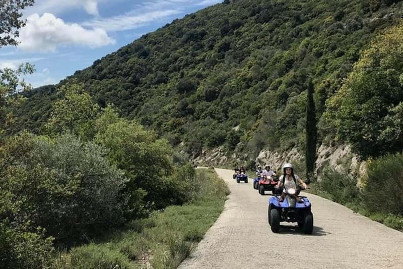Agios Gordios: Corfu ATV Quad Tour with Lunch at Pink Palace - The final hour and return to Agios Gordios
