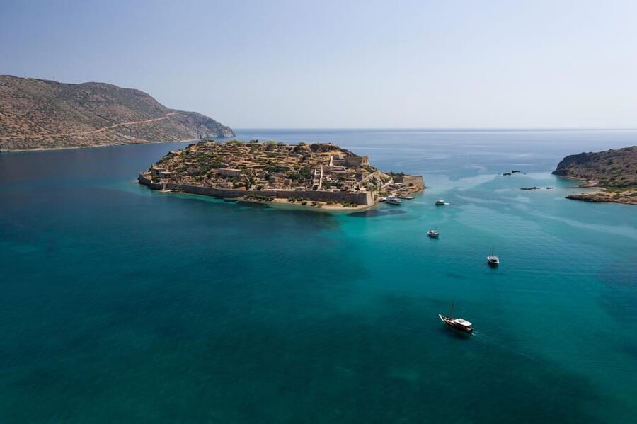 Agios Nikolaos: Golden Hour Sailboat Tour with Wine & Snacks - Sailing out of Agios Nikolaos and across Mirabello Bay