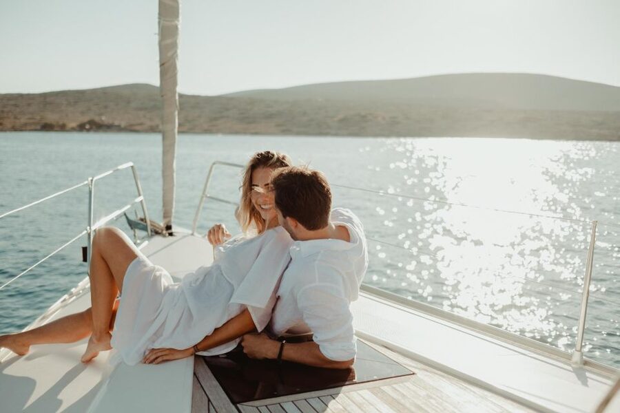 Agios Nikolaos: Mirabello Bay Sailing Cruise with Meal - Kolokitha Bay and the long swim stop
