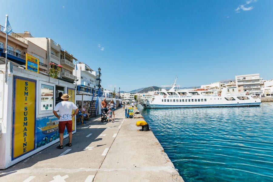 Agios Nikolaos: Semi-Submarine Cruise - Moving upstairs for the bay views