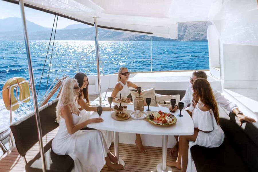 Agios Nikolaos: Spinalonga AM Catamaran Cruise with Lunch - Swimming, Snorkeling, Fishing, and SUP Time