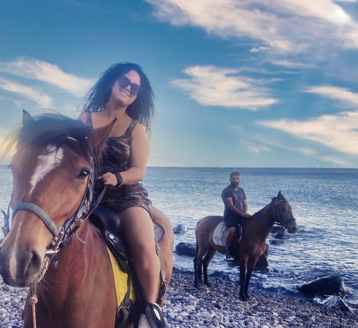 Akrotiri: Guided Horseback Riding Day Trip to a Beach - Getting there from Santorini