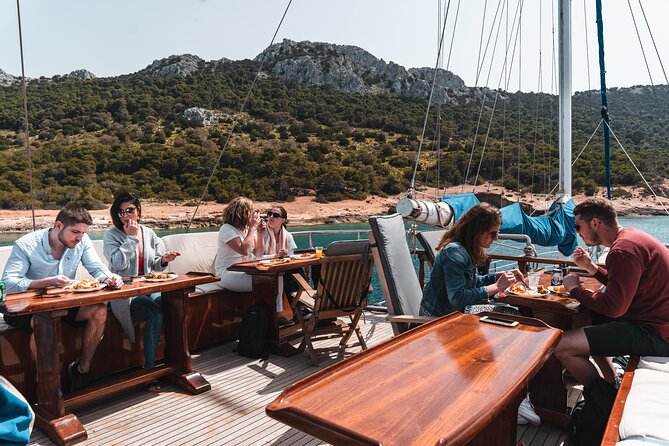 All Day Cruise -3 Islands to Agistri,Moni, Aegina with lunch and drinks included - Moni or Metopi: a swim rather than a shore visit