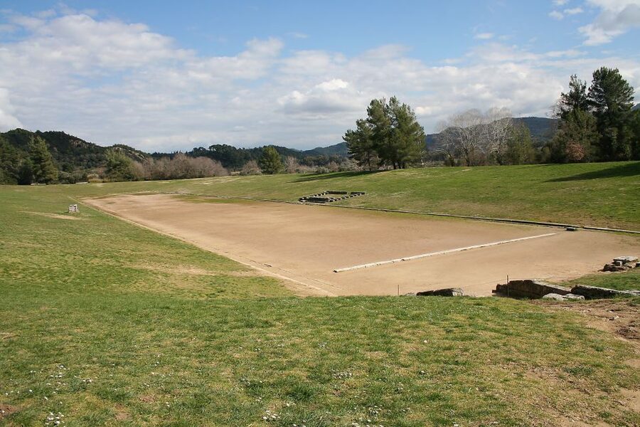 Ancient Olympia: Archaeological Site and Museum Entry Ticket - The stadium and ancient athletic spaces