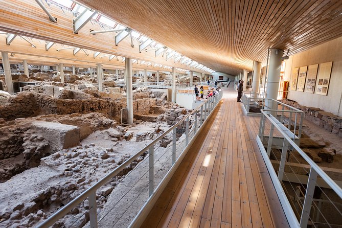 Archaeological Bus Tour To Akrotiri Excavations & Red Beach - The Akrotiri visit: what you will actually do