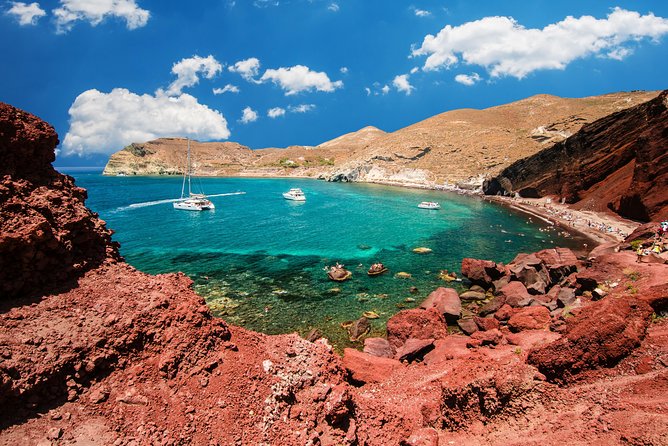 Archaeological Bus Tour To Akrotiri Excavations & Red Beach - Megalochori, a village stop with local character