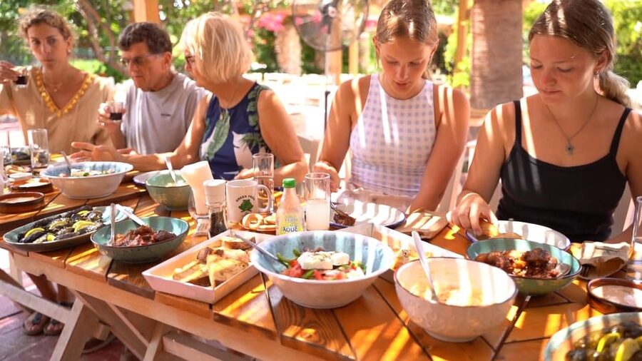 Argassi: Zakynthian Culture & Greek Cooking Class with Lunch - Coffee, mountain tea, and an easy start