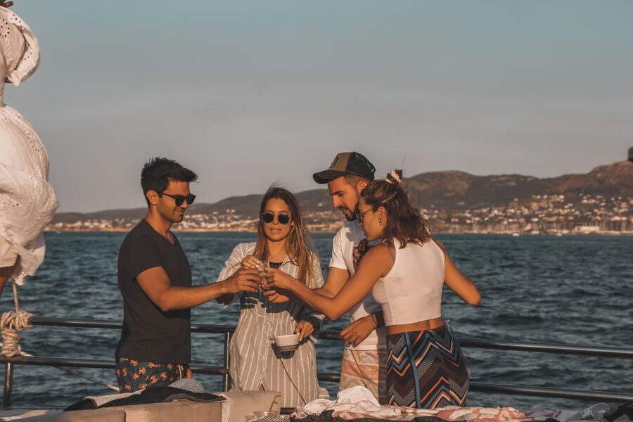 Athens: 3-Hour Sunset Cruise with Swim Stop, Snacks & Drinks - The swim stop, including the after-dark plunge