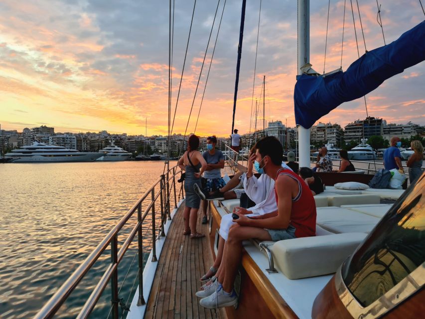 Athens: 3-Hour Sunset Cruise with Swim Stop, Snacks & Drinks - Timing, transport, and the return to Athens
