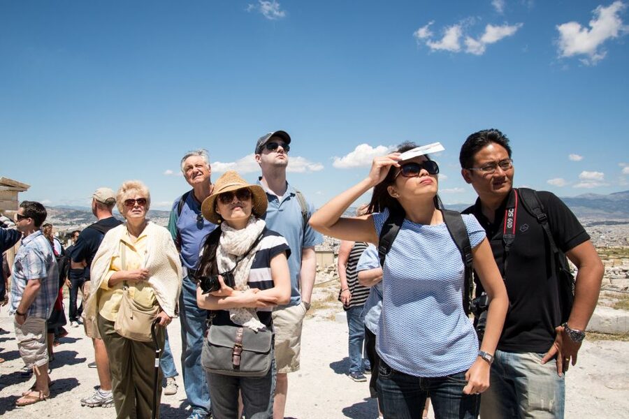 Athens: Acropolis, Parthenon & Acropolis Museum Guided Tour - Walking up to the Parthenon