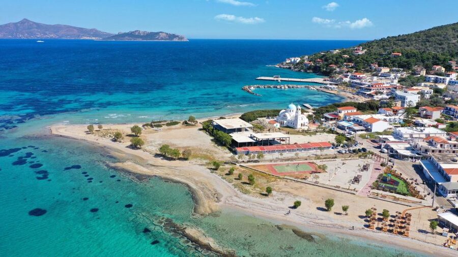 Athens: Aegina, Agistri & Metopi Swimming Cruise with lunch - Aegina combines shops, pistachios, and history