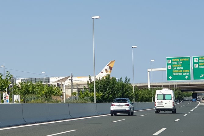 Athens Airport Private Transfer by Mercedes-Benz E Class Wagon to City Center - WhatsApp is part of the service