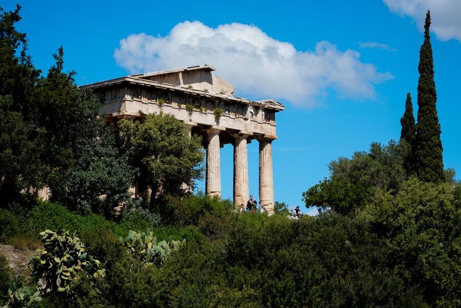 Athens: Ancient Agora E-Ticket and Audio Tour - Starting below the Temple of Hephaestus