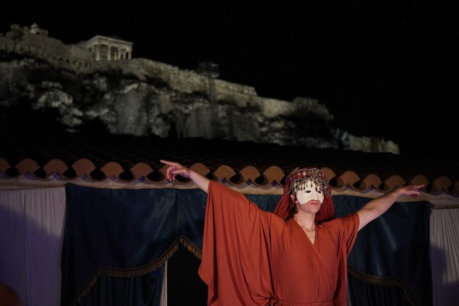 Athens: Ancient Greek Theater Performance - A rooftop stage beneath the Acropolis