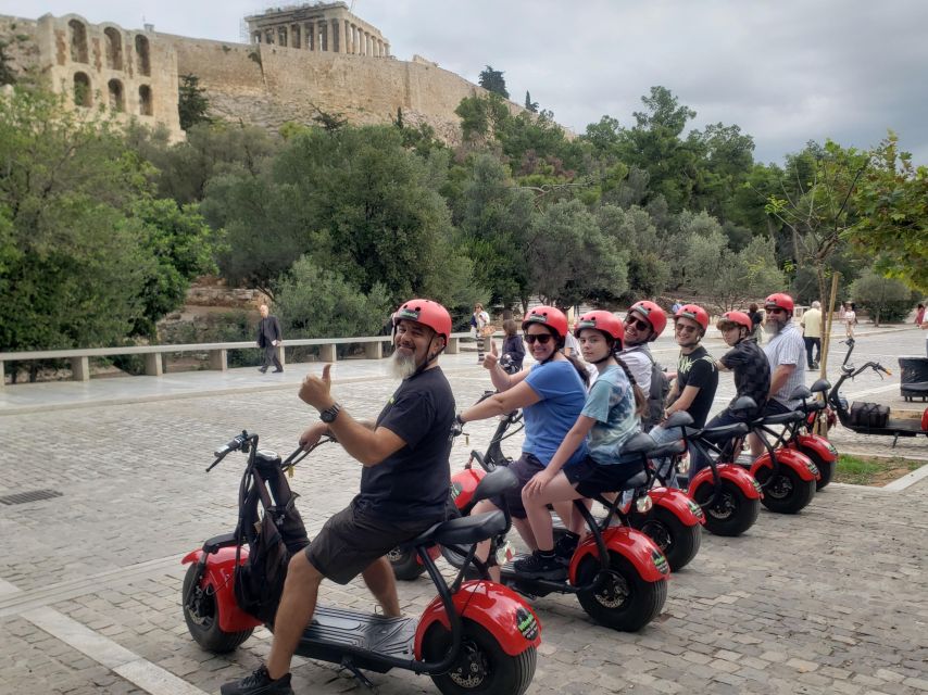 Athens: Award-Winning Acropolis Guided e-Scooter Tour - What you see near the Parthenon