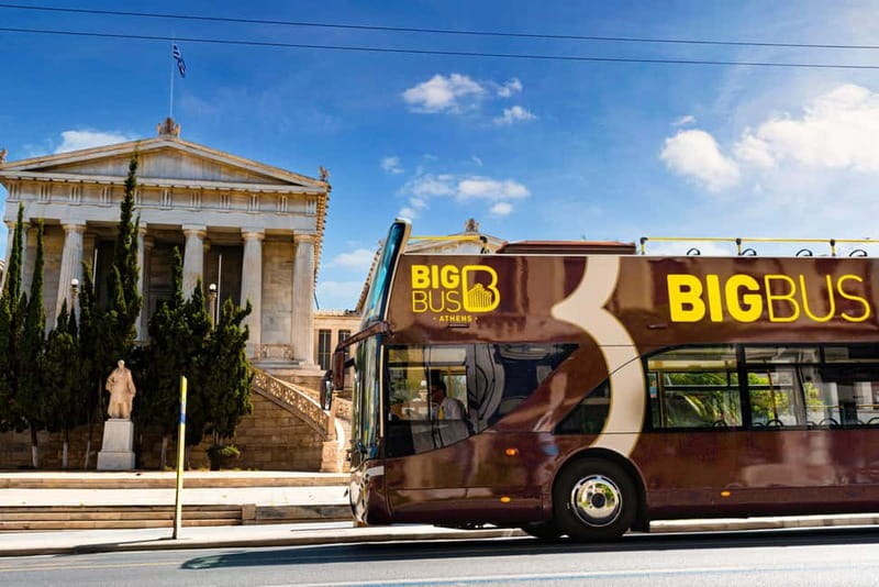 Athens: Big Bus Hop-on, Hop-off Tour by Open-Top Bus - The Athens route and its major stops