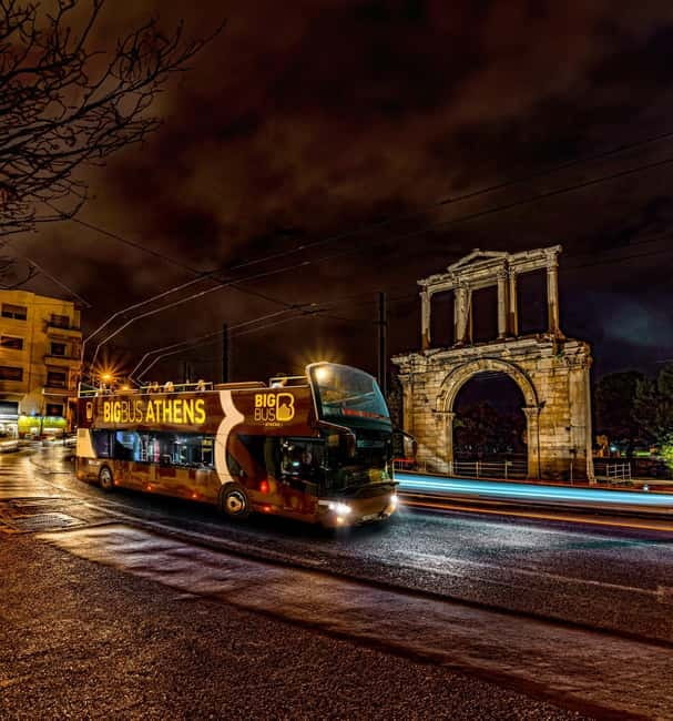 Athens: Big Bus Panoramic Night Tour by Open-Top Bus - Parliament, Syntagma, and the National Library