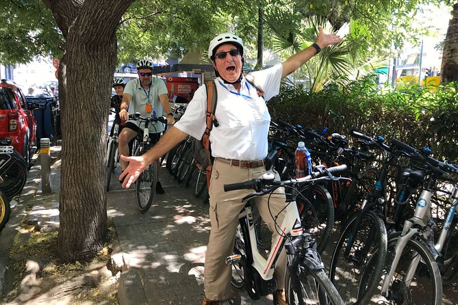 Athens by E-Bike: Monuments, Food & Transfers (Cruise Tour) - The neoclassical building and the Panathenaic Stadium