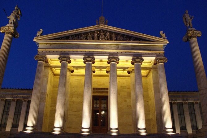 Athens By Night Private Tour - The Neoclassical Trio Along Panepistimiou Street