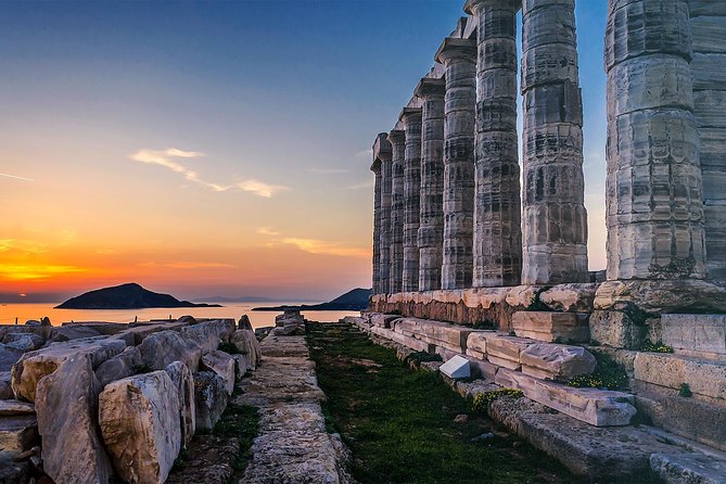 Athens: Cape Sounion and Poseidon Temple Sunset with Audio Guide - Entering the Temple of Poseidon grounds