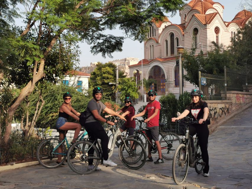 Athens: City Highlights Bike tour - The National Observatory viewpoint and Filopappou