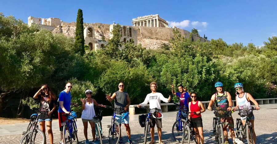 Athens: City Highlights Bike tour - A short break at the Metropolitan Cathedral
