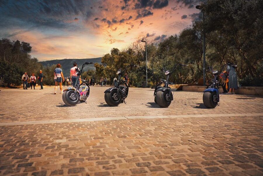 Athens: City Highlights Guided E-Scooter Tour - The best views come near the end