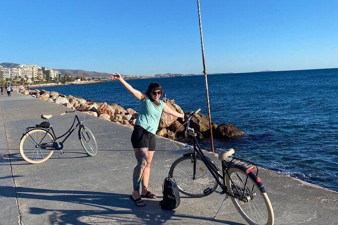Athens Coastal Bike tour and Swimming Adventure - Arriving at the beach
