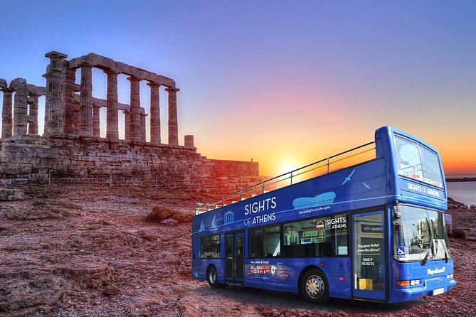 Athens Combo: Hop-on Hop-off Bus & Cape Sounion Sunset Tour - Starting in Omonoia, Plaka, or beside the Old Parliament