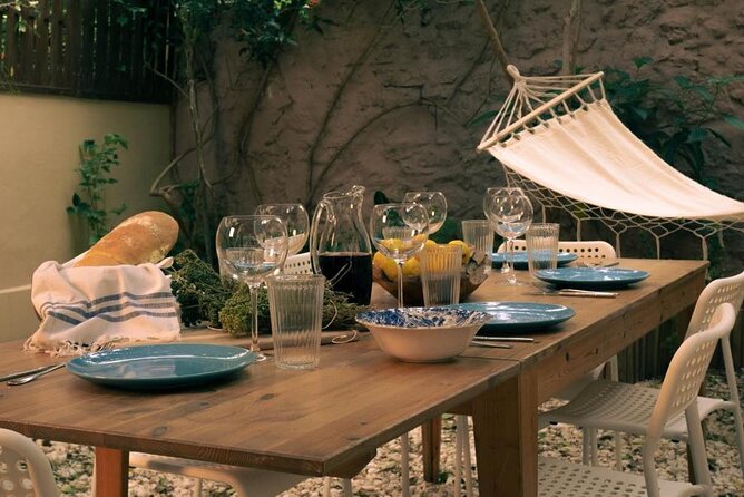 Athens Cooking Class and Lunch in our beautiful garden in Greece - From chopping board to garden table