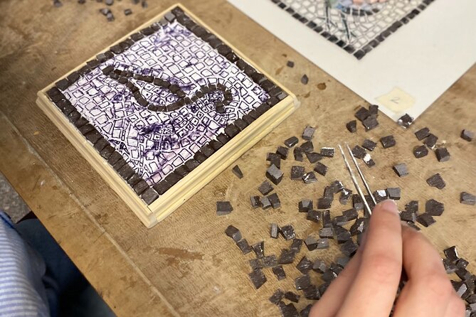 Athens: Create Your Own Mosaic 3h Private Art Class - Cutting, arranging, and building your piece