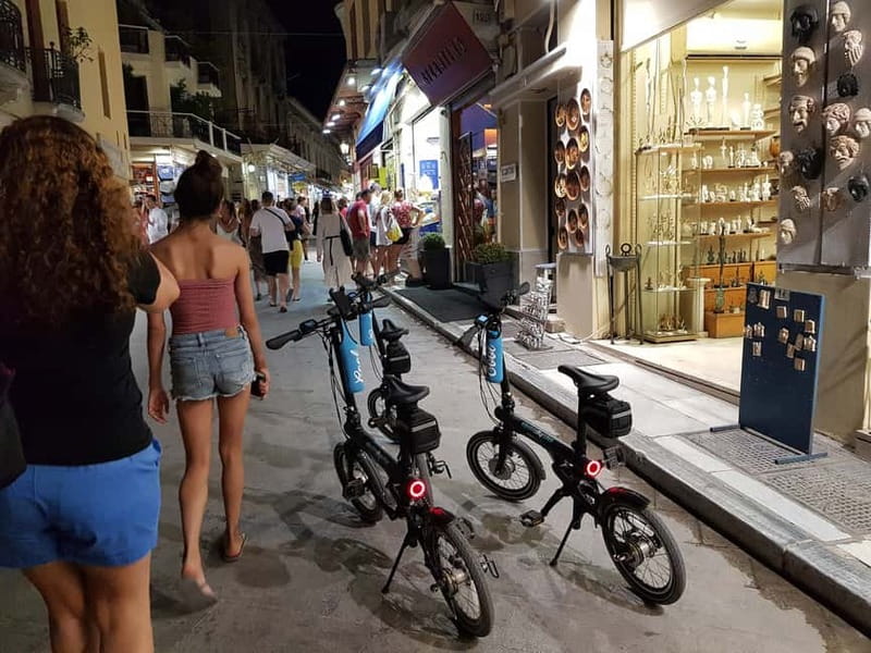 Athens: Discover the City Electric Bike Night Tour - Starting in central Athens with a short bike lesson