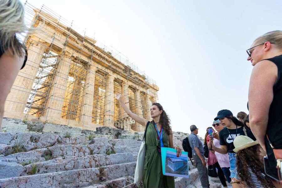 Athens: Early Morning Guided Tour to Acropolis and Museum - The Odeon of Herodes Atticus and the southern approach