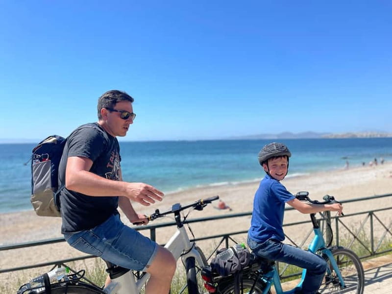 Athens: Electric Bike Seaside Tour with Guide - Flisvos Marina and the yacht views