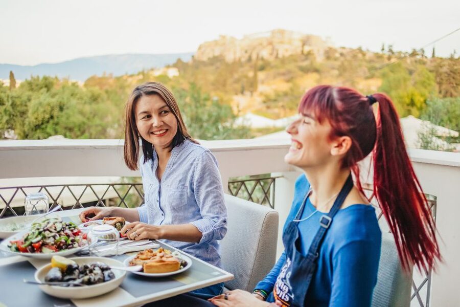 Athens: Greek Cuisine Cooking Class and 3-Course Dinner - From several starters to dessert