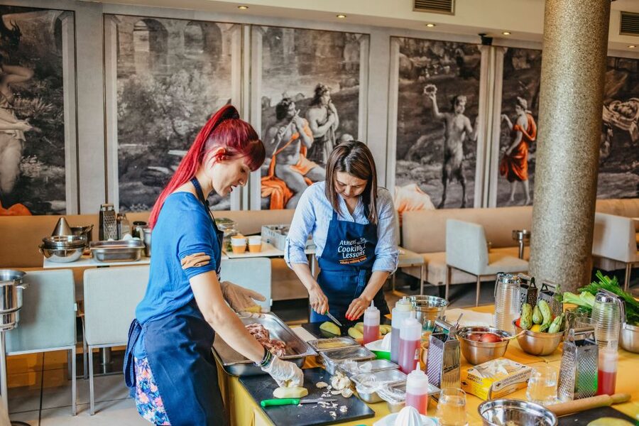 Athens: Greek Cuisine Cooking Class and 3-Course Dinner - The class is genuinely hands-on
