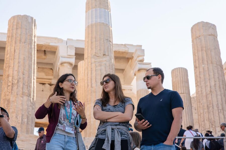 Athens: Guided Tour of Acropolis & Parthenon with Tickets - The Temple of Athena Nike above the city