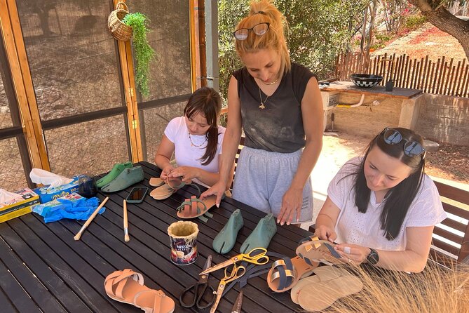 Athens Make Your Own Greek Leather Sandals Workshop - Getting to Parou 41 in Saronikos