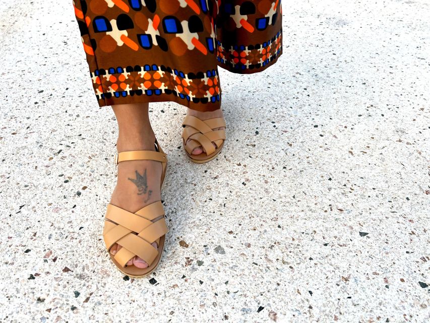 Athens: Make your own Leather Sandals Workshop - What the $106 price includes