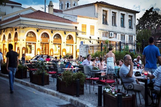 Athens Moonlight Waling Tour with Drinks and Meze Dishes - Agia Irini Church and the final food stop
