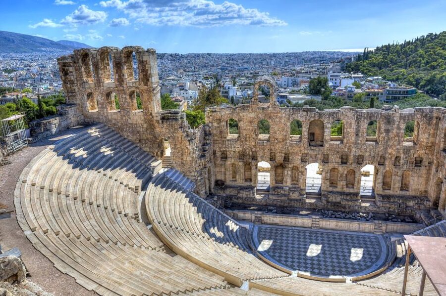 Athens: Panoramic Tour with Guided Acropolis & Museum Visit - Walking up to the Acropolis