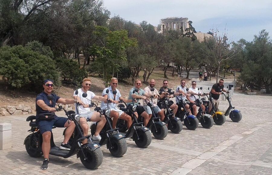 Athens: Premium Guided E-Scooter Tour in Acropolis Area - Makrygianni and the Acropolis Museum area