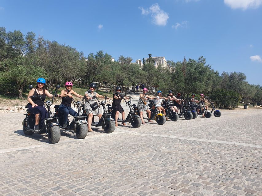 Athens: Premium Guided E-Scooter Tour in Acropolis Area - Odeon of Herodes Atticus and Thiseio